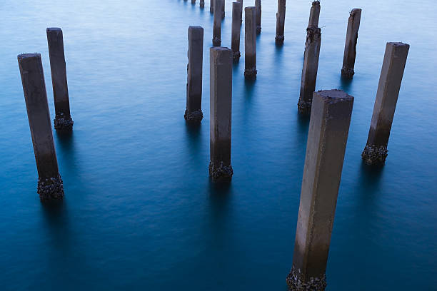 istock Fence protect sandbank from sea wave 481990844