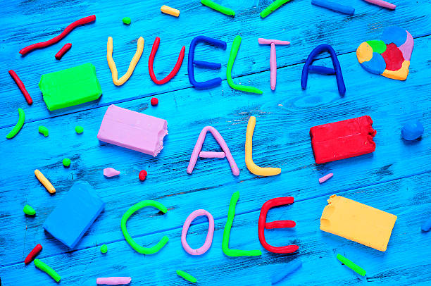 istock vuelta al cole, back to school written in spanish 481991542