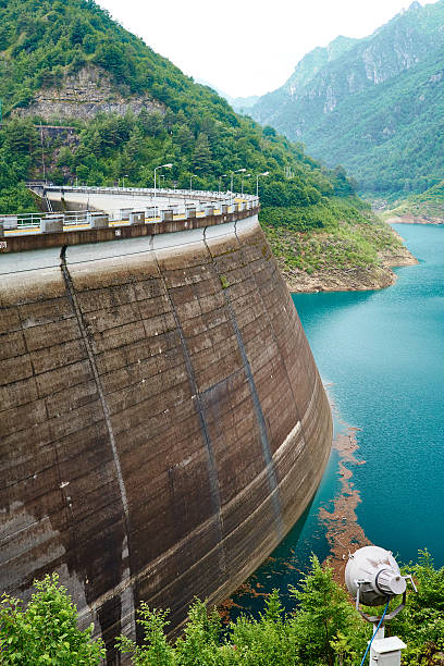 istock Reservoir Lake with massive Wall 481992842