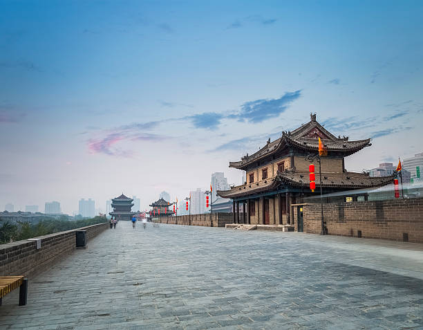 istock xian city wall at dusk 481994858