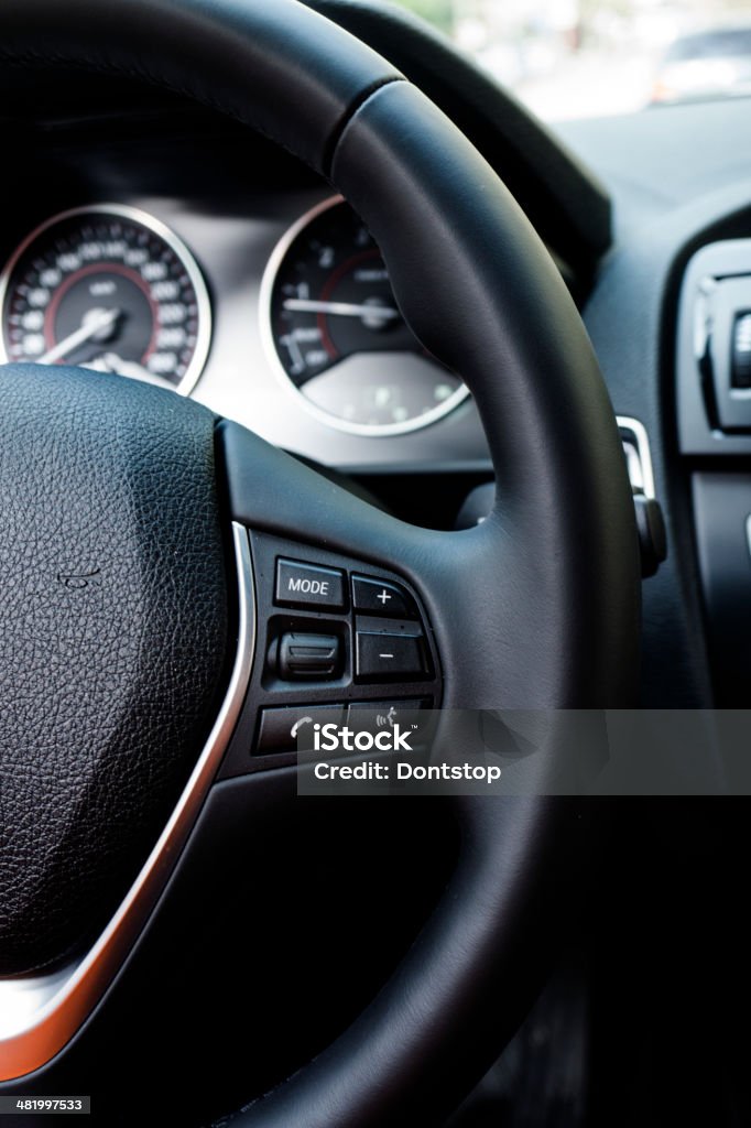 Car Steering wheel Car Steering wheel detail,macro shot Adult Stock Photo