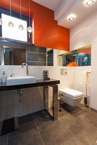 istock Contemporarary bathroom interior 481999171