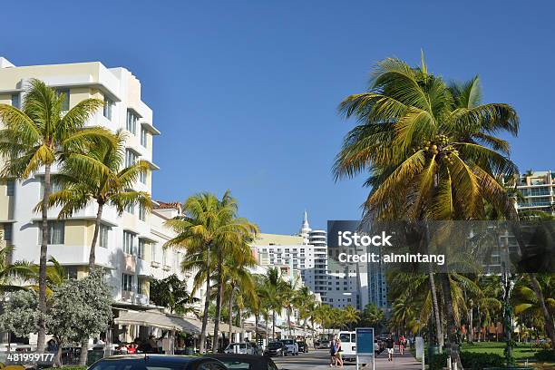 Famoso Ocean Drive Miami Beach - Fotografias de stock e mais imagens de Ao Ar Livre - Ao Ar Livre, Apartamento, Arquitetura