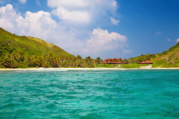 Peter Island, British Virgin Islands seen from the water