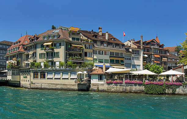 thun paisagens urbanas - thun imagens e fotografias de stock