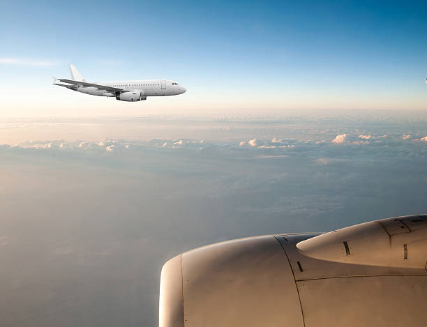 istock Looking out the window of a plane 482008068