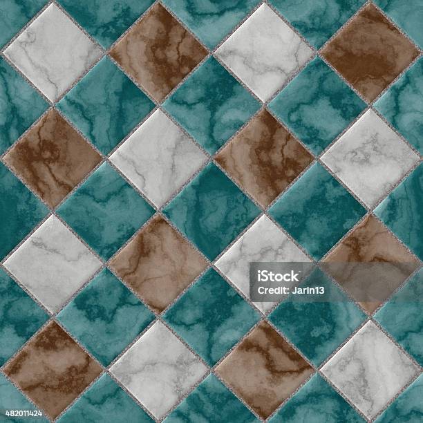 Texture Of Grey And Blue Stone Tiles Stock Photo - Download Image Now - 2015, Abstract, Architecture