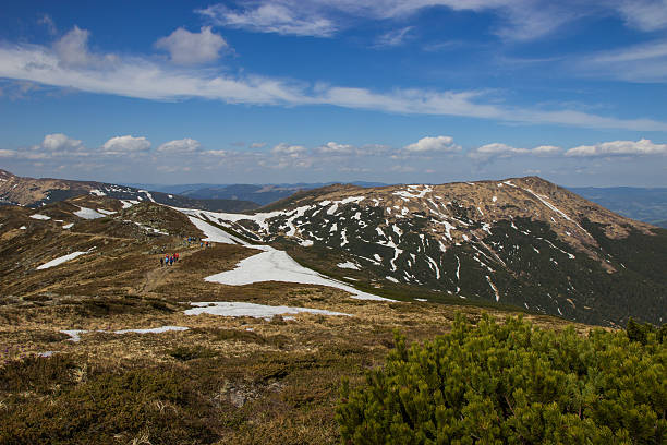 istock Beautiful spring landscape in Carpathians mountains. Ukraine. 482013664