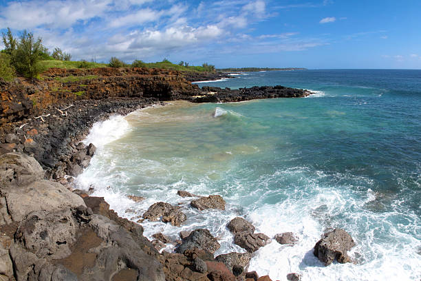 south shore-kauai - hawaii inselgruppe stock-fotos und bilder