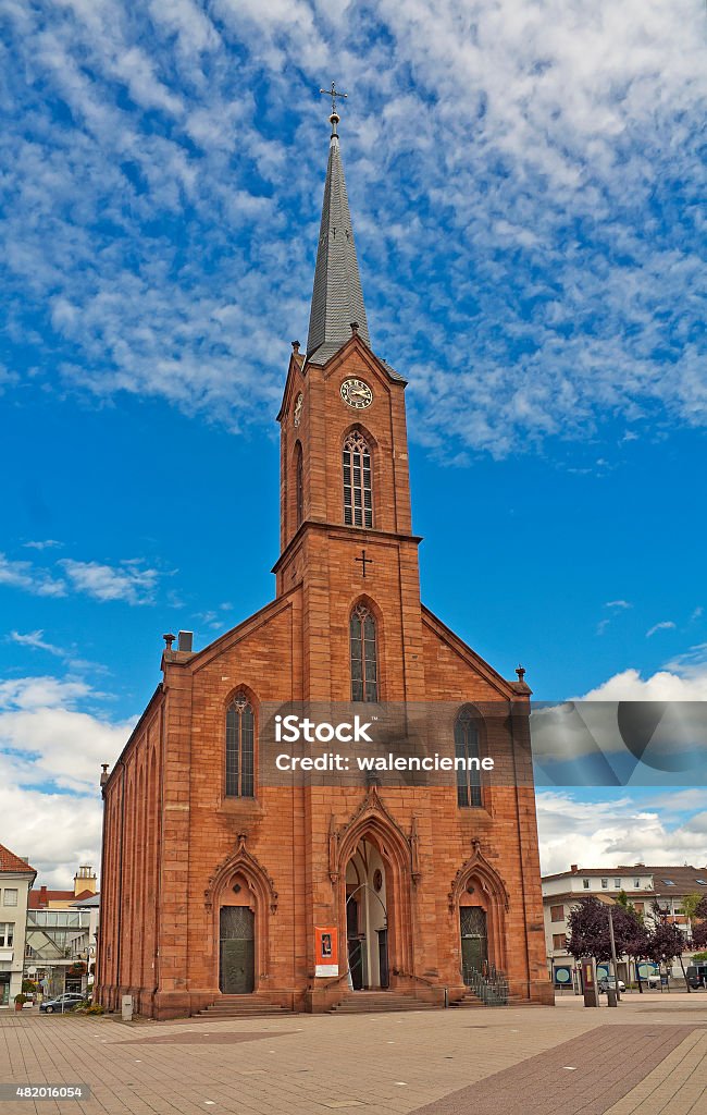 The Evangelical Church of Peace in Kehl, Germany The Evangelical Church of Peace (Evangelische Friedenskirche, 1874) in Kehl, Germany Kehl Stock Photo