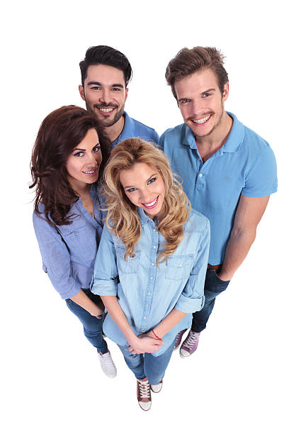 istock group of casual people smiling to the camera 482016421