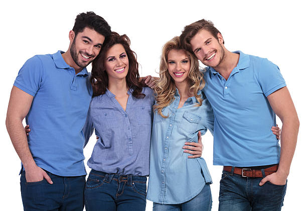 istock embraced group of casual friends smiling 482017379