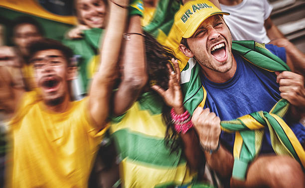 istock brazilian supporters at stadium 482018337