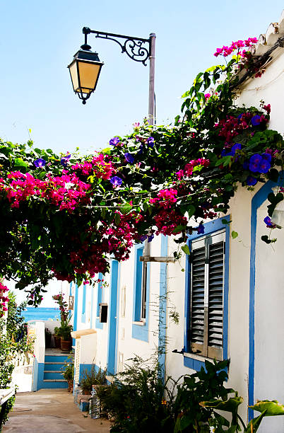 istock Portuguese street with decorative window. Ferragudo 482019662