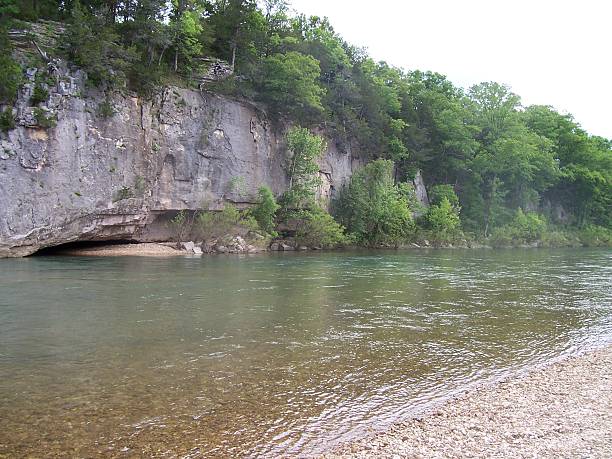 istock Green colored waters of the Buffalo River Arkansas 482020672