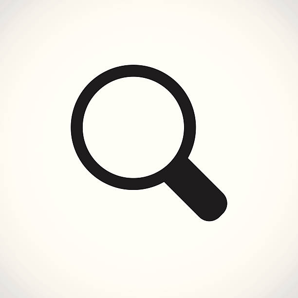 Magnifying Glass icon vector art illustration