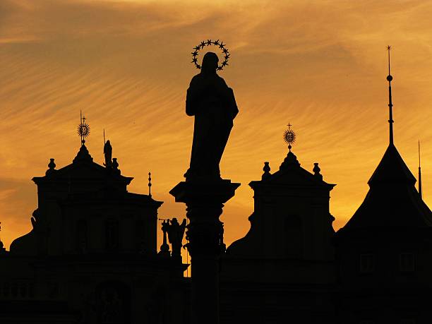 asna Góra at sunset, Czestochowa