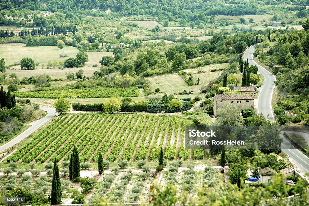Provence landscape Architecture Stock Photo