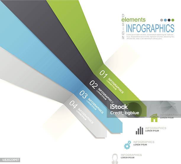 Abstrait Infographie Vecteurs libres de droits et plus d'images vectorielles de Abstrait - Abstrait, Affaires, Bleu