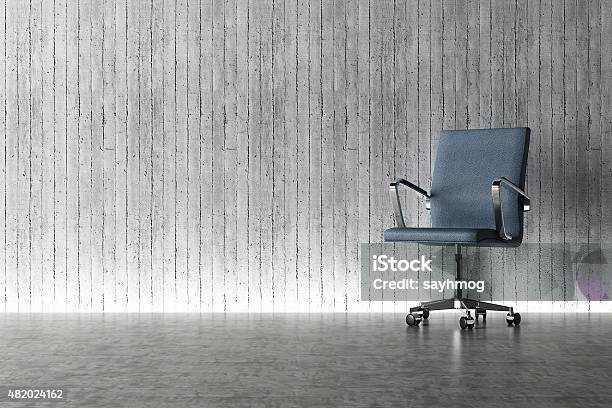 Modern Office Chair And Light Effect Decorated Stock Photo - Download Image Now - Office Chair, Empty, Chair