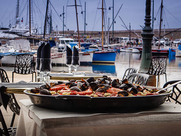istock Bar restaurant on the port 482025287