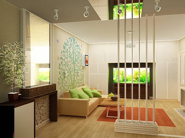 Luxury Penthouse Interior.