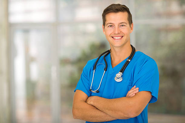 istock medical intern with arms crossed 482031274