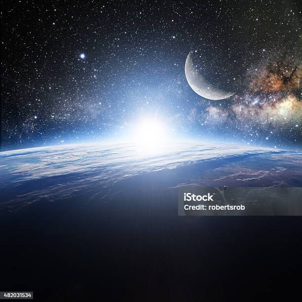 Earth Stock Photo - Download Image Now - 2015, Astronomy, Blue