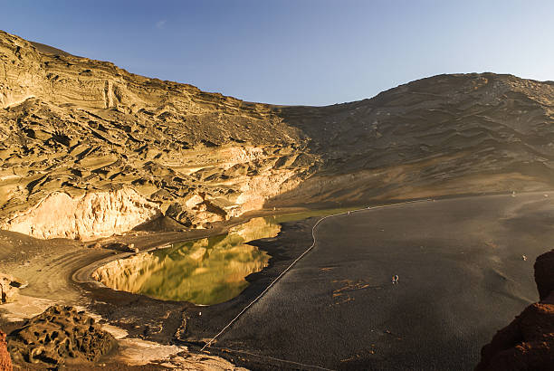 istock Green Lagoon on Lanzarote, Canary Islands, Spain 482034081