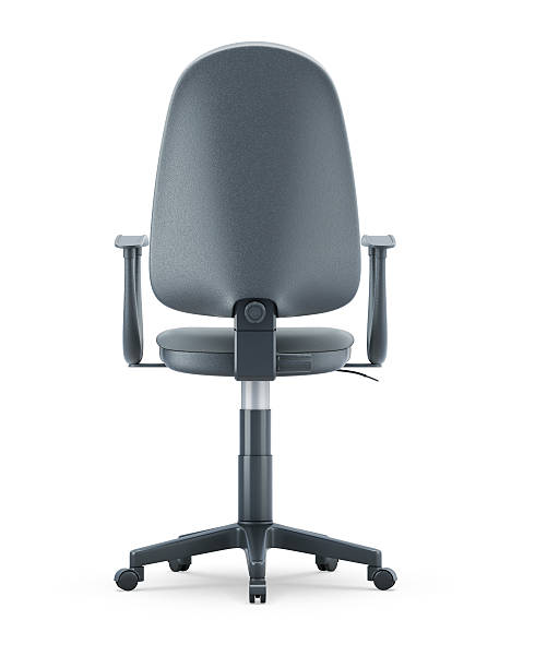 istock Back view of comfortable chair isolated on white background. 482034504