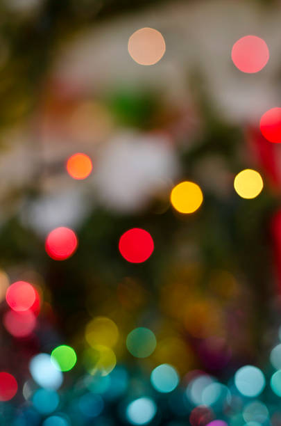 istock Blurred colorful bokeh of christmas lights 482034531