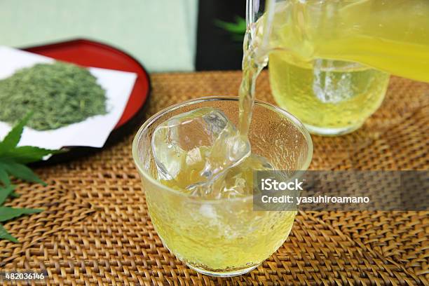 Ice Green Tea Stock Photo - Download Image Now - 2015, Cold Temperature, Drink