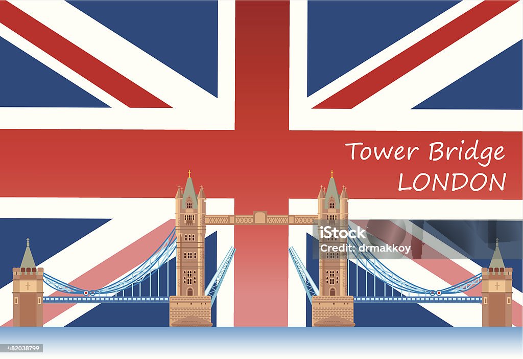 Tower Bridge - Lizenzfrei Tower Bridge Vektorgrafik