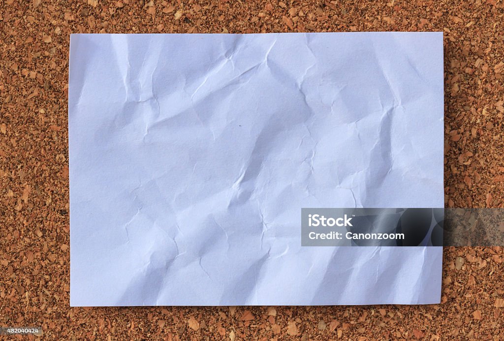 white paper on wood background 2015 Stock Photo