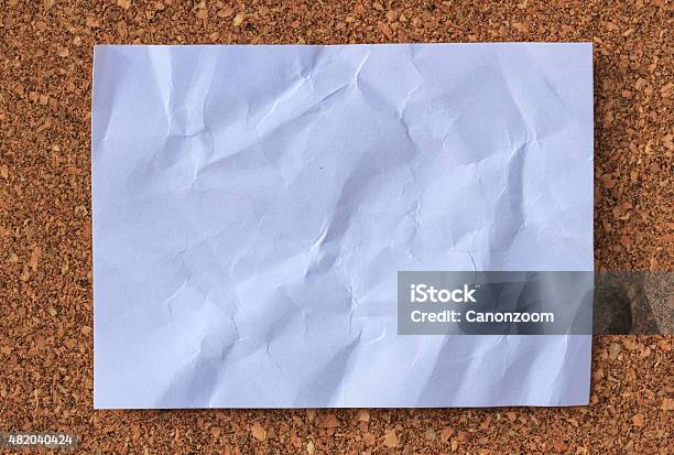 White Paper On Wood Background Stock Photo - Download Image Now - 2015, Antique, Backgrounds