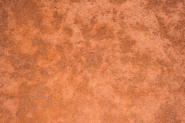 istock Surface covered with terracotta gravel 482040686