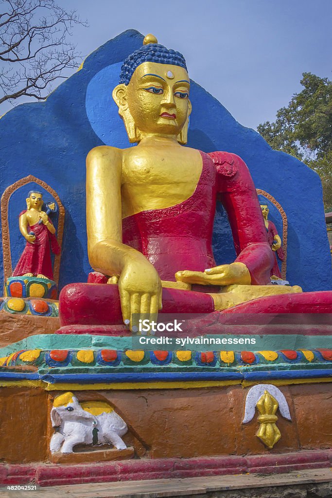 Statue of Buddha - Kathmandu Sculpture of young adult Buddha - Kathmandu Adult Stock Photo