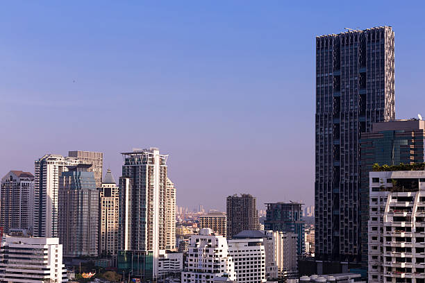 istock Sunset time of Cityscape ofThailand 482044861