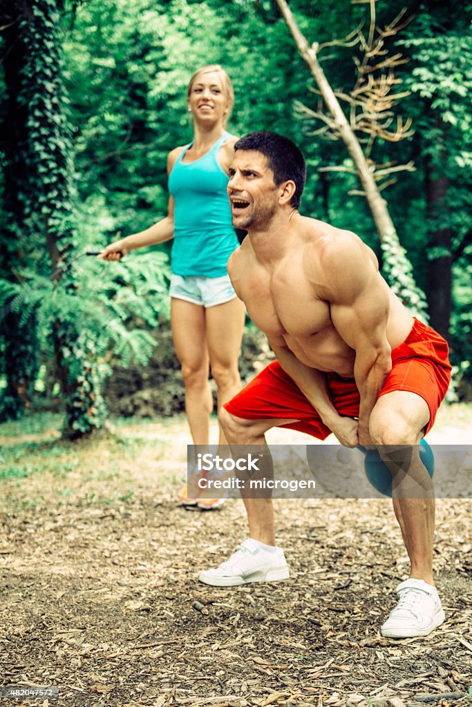 Fitness Couple 2015 Stock Photo