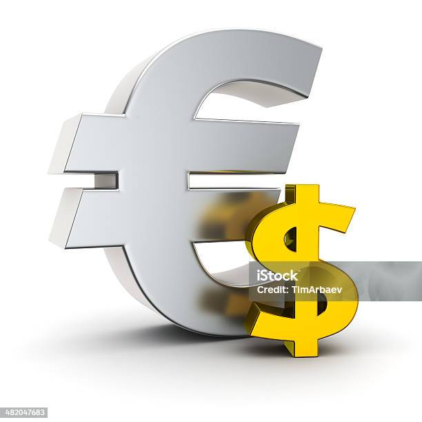 Euro Up Vs Dollar Stock Photo - Download Image Now - Banking, Business, Corporate Business