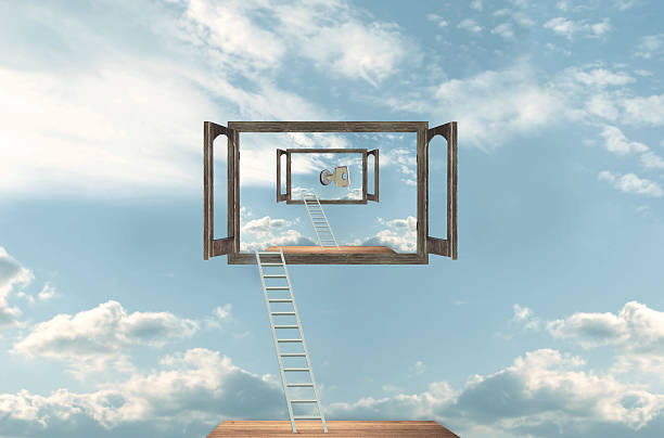 istock Ladder to the sky 482048887