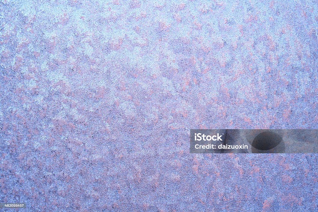 Frost on winter window Abstract Stock Photo