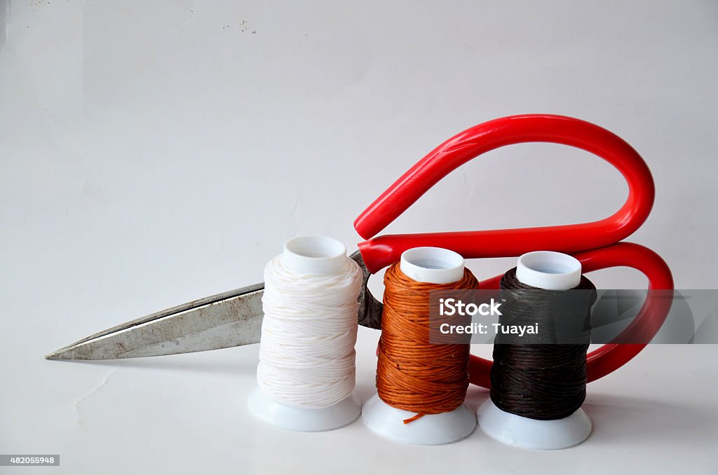 Tools for Handmade leather Equipment of Handmade leather local thai style 2015 Stock Photo