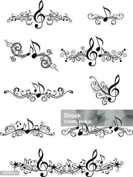 Music Design Stock Illustration - Download Image Now - Musical Note, Frame - Border, Music