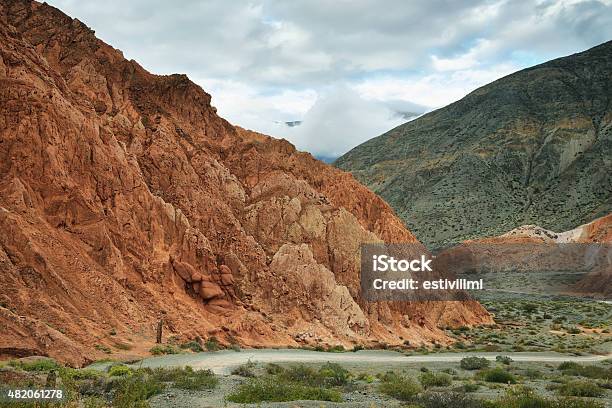 Redcolored Mountain In Purmamarca Stock Photo - Download Image Now - 2015, Achinoam Nini, Altiplano