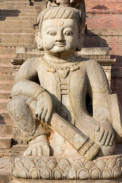 istock Guardian statue - Bhaktapur, Nepal 482062213