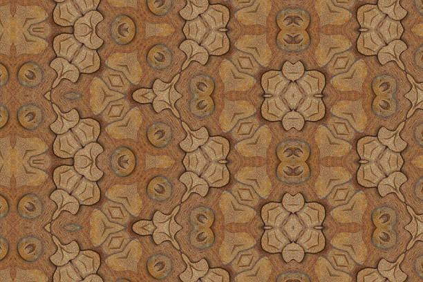 istock Carved wood wall close 482065342