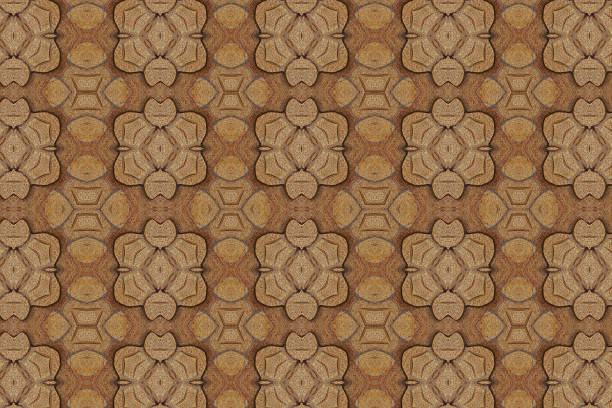 istock Carved wood wall close 482065344