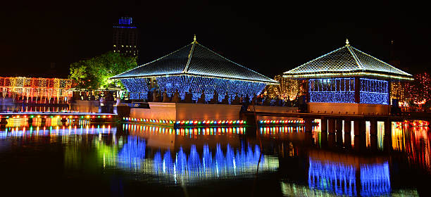 istock Colombo at night on Vesak Day 482065848