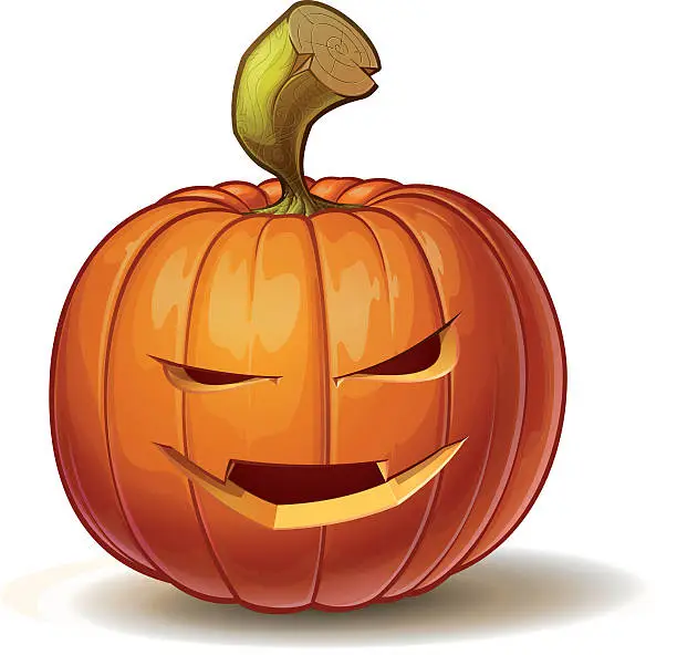 Vector illustration of Pumpkins Vimpire 3